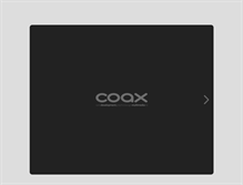 Tablet Screenshot of coax.hr