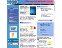 Tablet Screenshot of coax.nl
